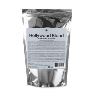 Обесцвечивающая пудра для волос Hollywood Blond (9) белая, с защитным комплексом 500 г ADRICOCO