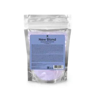 Обесцвечивающая пудра для волос New Blond (8) светлый индиго, с антижелтым эффектом 100 г ADRICOCO