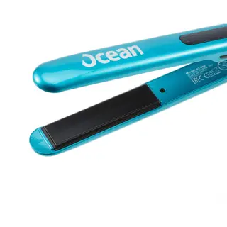 03-400 Asure Щипцы для волос DEWAL Ocean, бирюза, 25х90мм, с терморег., керамико-турмалиновое покрытие, 35Вт