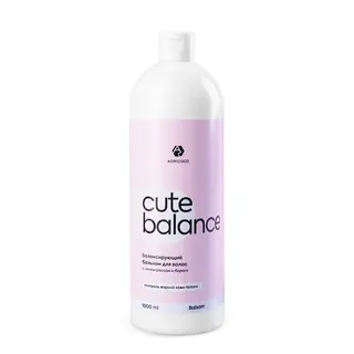 Балансирующий бальзам для волос ADRICOCO CUTE BALANCE с лемонграссом и бораго, 1000 мл