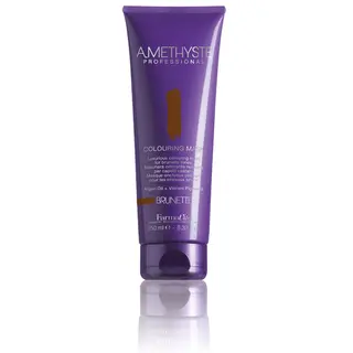 Шоколадная оттеночная маска для  волос 250 мл Amethyste colouring mask - Brunette (10013160/110422/3199352, ИТАЛИЯ)