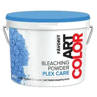 Осветляющий порошок СИНИЙ с системой PLEX 500 гр Favorit Art Color