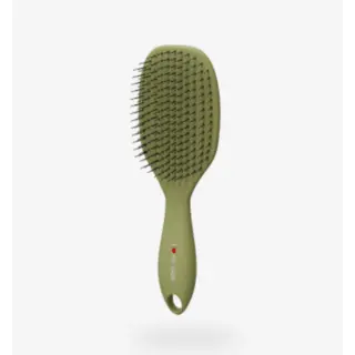 Парикмахерская щетка I LOVE MY HAIR "Spider Soft" 1502 зеленая матовая L