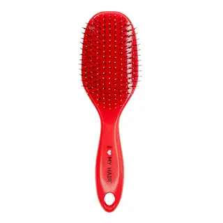 Парикмахерская щетка I LOVE MY HAIR "Spider Classic" 1502 красная глянцевая L