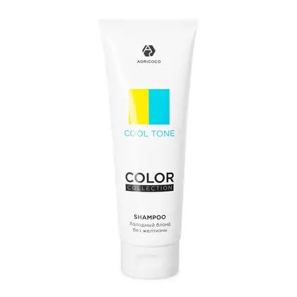 Оттеночный-шампунь-ADRICOCO-COLOR-COLLECTION-COOL-TONE-с-кератином-и-маслом-льна,-250-мл